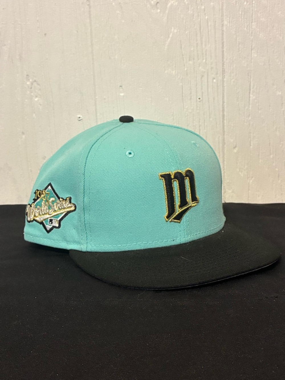 Hat Club Exclusive New Era MINNESOTA TWINS Mint Collection Fitted Size 7 3/8